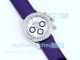 AAA Replica Rolex Daytona Diamond Quartz Chronograph Watch with Purple Strap (3)_th.jpg